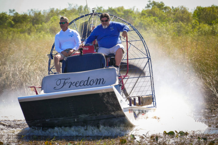 Uncharted Waters with Peter Miller in the Florida Everglades on an airboat with Capt. Ozzie Gonzalez.